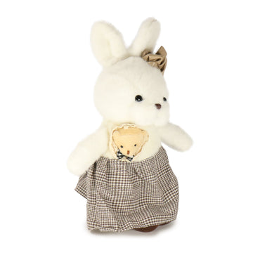 11-inch Old Towne Sage Rabbit with Checkered Dress (ONLINE ORDER ONLY)