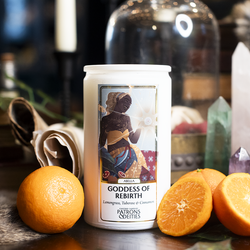 Cantrip Candles - Abella, Goddess of Rebirth 16 oz. (ONLINE ORDER ONLY)