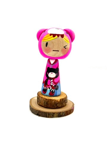 Alina Chau - Pink Gloomy - Artwork - Gloomy Bear Exhibition (ONLINE ORDER ONLY)