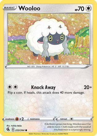 Wooloo (222/264) (Cosmos Holo) [Sword & Shield: Fusion Strike] (Online Only)