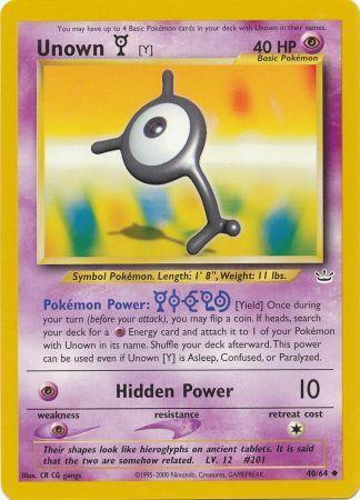 Unown [Y] (40/64) [Neo Revelation Unlimited] (Online Only)