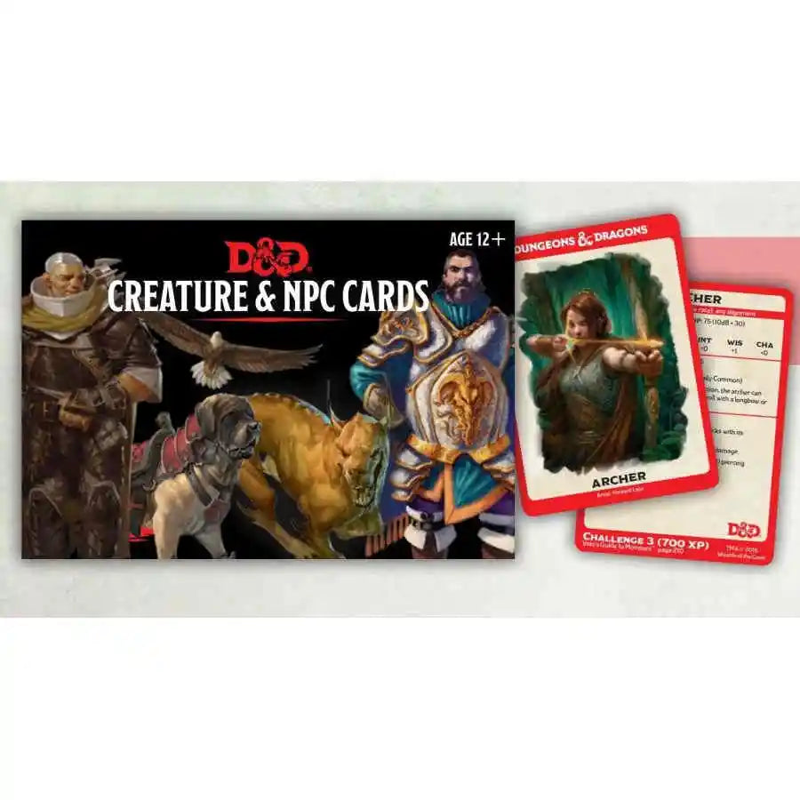 Dungeons & Dragons Spellbook Cards - Creatures & NPCs (Online Order Only)