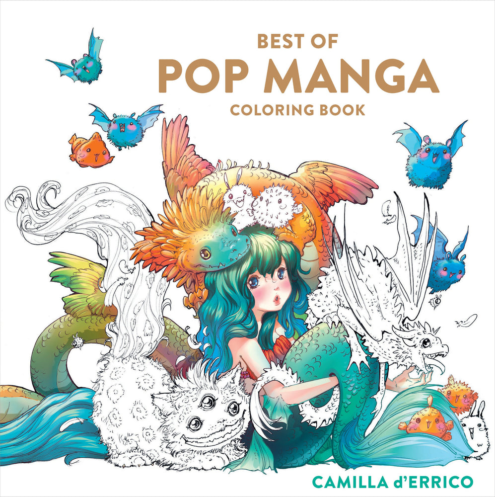 Best Of Pop Manga Coloring Book (Online Order Only)