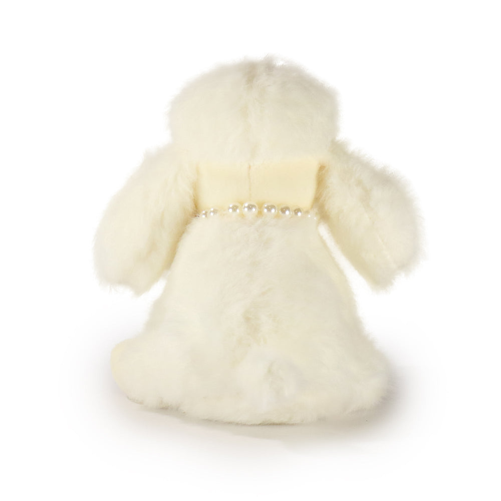 5-Inch Cream Color Ch��rie Poodle with Pearl Necklace (ONLINE ORDER ONLY)