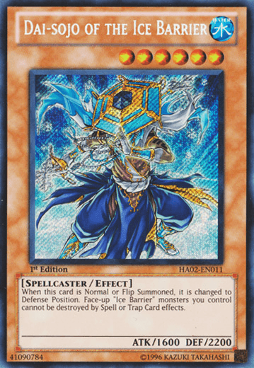 Dai-sojo of the Ice Barrier [HA02-EN011] Secret Rare (ONLINE ORDER ONLY)