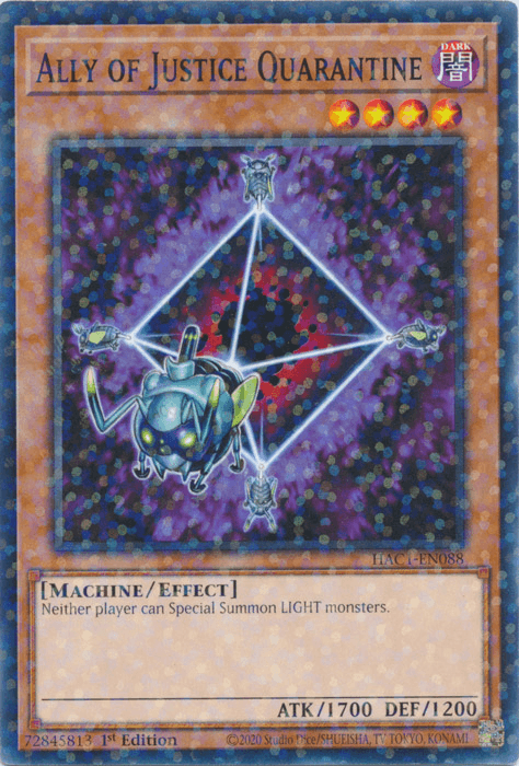 Ally of Justice Quarantine (Duel Terminal) [HAC1-EN088] Common (ONLINE ORDER ONLY)