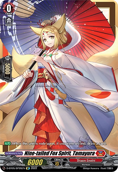 Nine-tailed Fox Spirit, Tamayura (D-BT05/SP26EN) [Triumphant Return of the Brave Heroes]