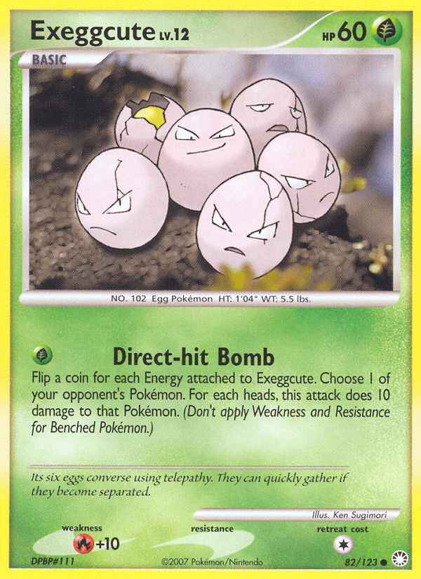 Exeggcute (82/123) [Diamond & Pearl: Mysterious Treasures] (Online Only)