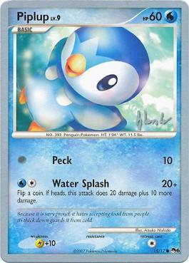 Piplup LV.9 (15/17) (Empotech - Dylan Lefavour) [World Championships 2008] (Online Only)