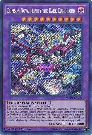 Crimson Nova Trinity the Dark Cubic Lord [MVP1-ENS40] Secret Rare (ONLINE ORDER ONLY)