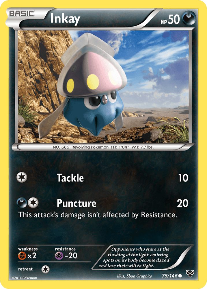 Inkay (75/146) [XY: Base Set] (Online Only)