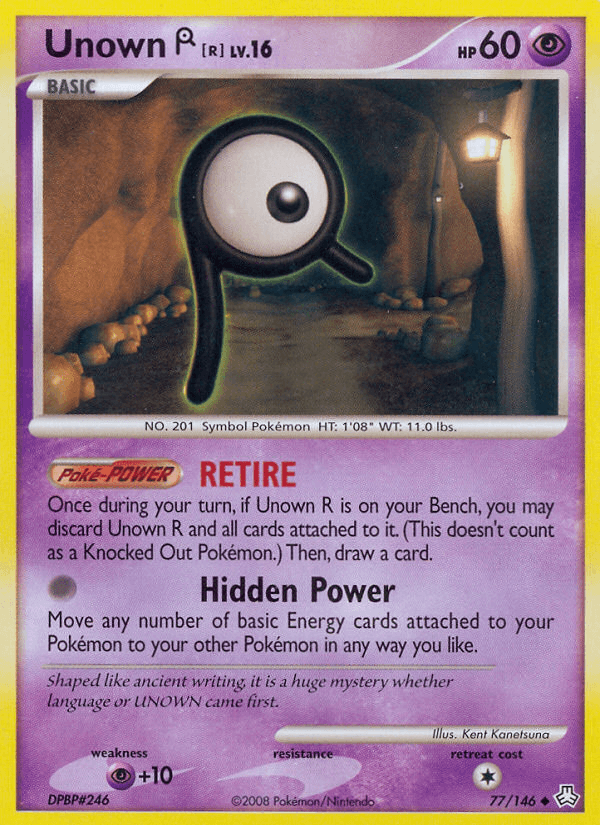Unown R (77/146) [Diamond & Pearl: Legends Awakened] (Online Only)