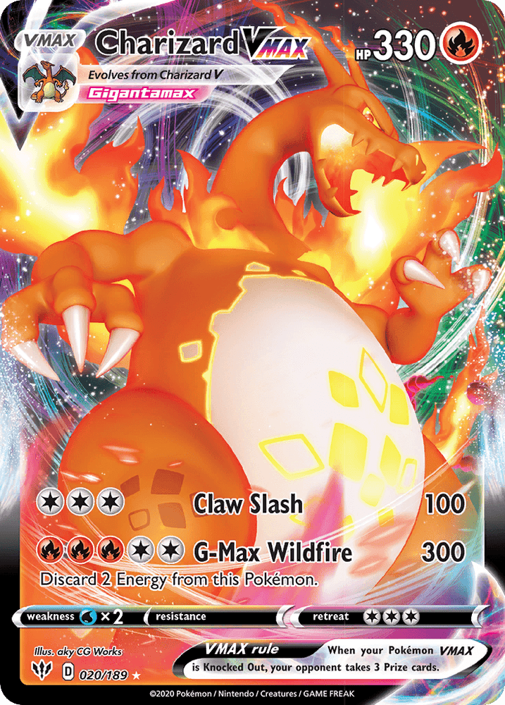 Charizard VMAX (020/189) [Sword & Shield: Darkness Ablaze] (Online Only)