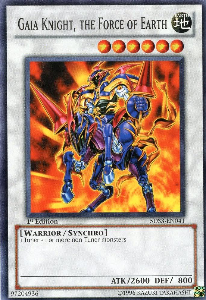 Gaia Knight, the Force of Earth [5DS3-EN041] Common (ONLINE ORDER ONLY)