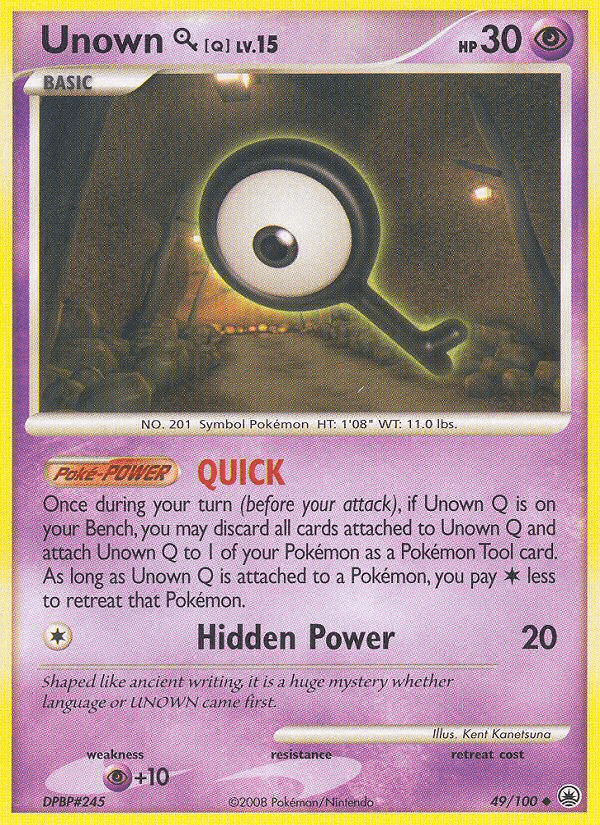 Unown Q (49/100) [Diamond & Pearl: Majestic Dawn] (Online Only)