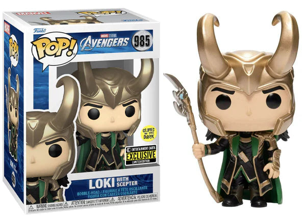 Loki w/Scepter (Glow in the Dark, Avengers) 985 - Entertainment Earth Exclusive (Online Order Only)