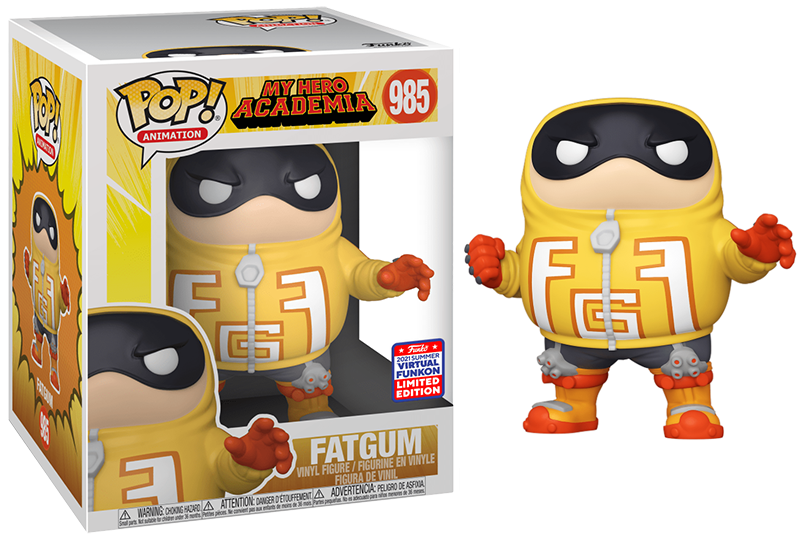 Fatgum (6-inch, My Hero Academia) 985 - 2021 Virtual Funkon Exclusive (Online Order Only)