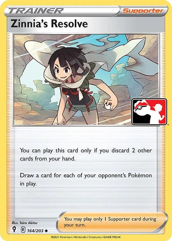 Zinnia's Resolve (164/203) [Prize Pack Series One] (Online Only)