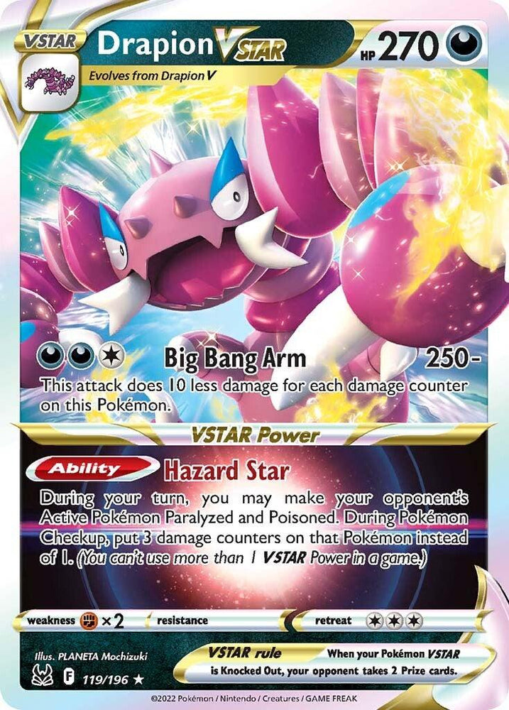 Drapion VSTAR (119/196) [Sword & Shield: Lost Origin] (Online Only)