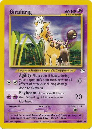 Girafarig (58/111) [Neo Genesis Unlimited] (Online Only)