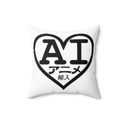 2001 Anime Imports Logo Spun Polyester Square Pillow