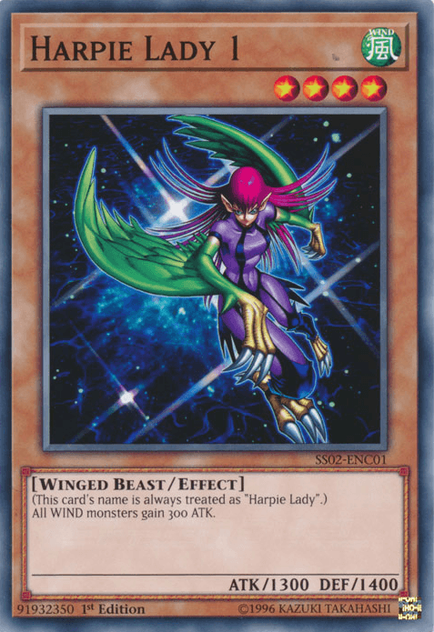 Harpie Lady 1 [SS02-ENC01] Common (ONLINE ORDER ONLY)