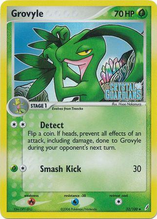 Grovyle (32/100) (Stamped) [EX: Crystal Guardians] (Online Only)