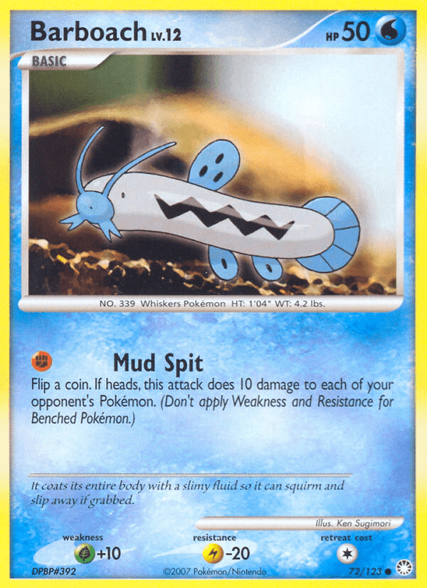 Barboach (72/123) [Diamond & Pearl: Mysterious Treasures] (Online Only)