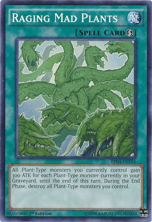 Raging Mad Plants [BP03-EN165] Common (ONLINE ORDER ONLY)