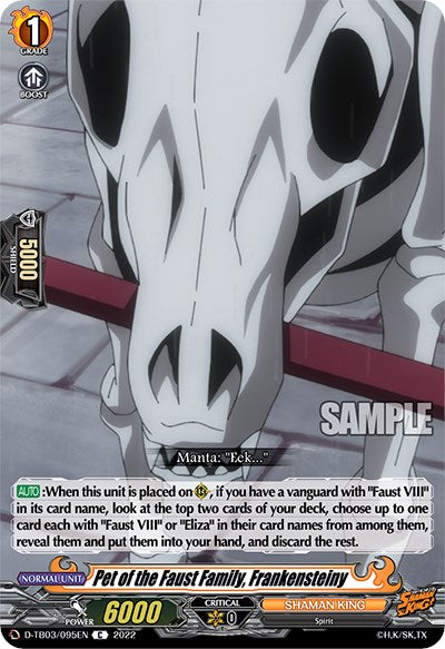 Pet of the Faust Family, Frankensteiny (D-TB03/095EN) [Shaman King]