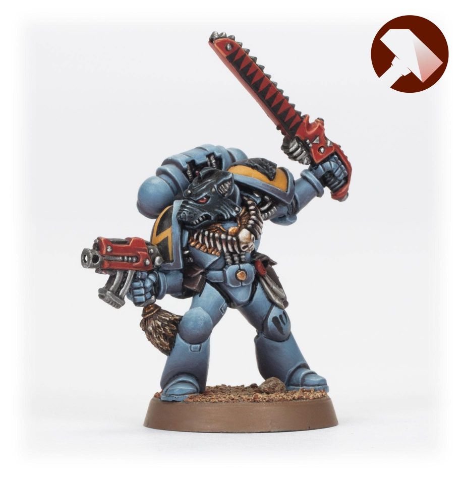 Warhammer 40K: Space Wolves - Captain (ONLINE ORDER ONLY)