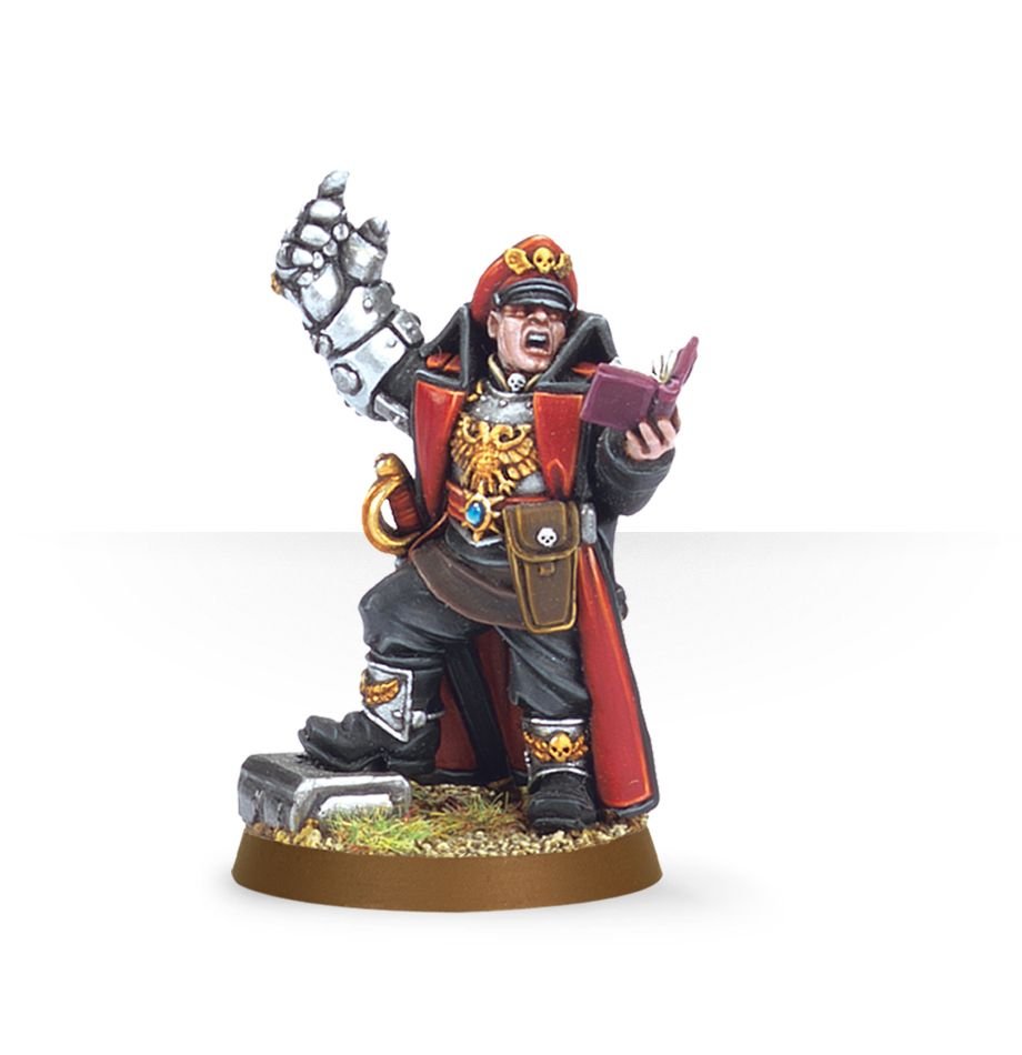 Warhammer 40K: Astra Militarum - Commissar with Power Fist (ONLINE ORDER ONLY)