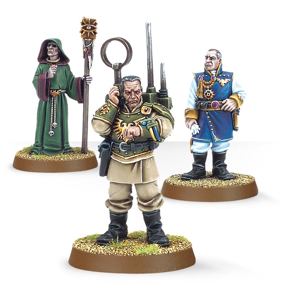 Warhammer 40K: Astra Militarum - Regimental Advisors (ONLINE ORDER ONLY)