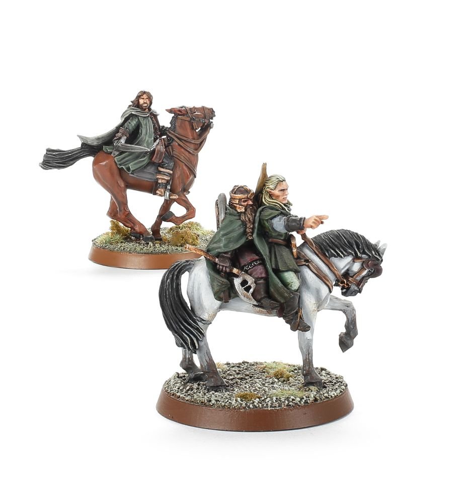 The Lord of the Rings - The Three Hunters Mounted (ONLINE ORDER ONLY)