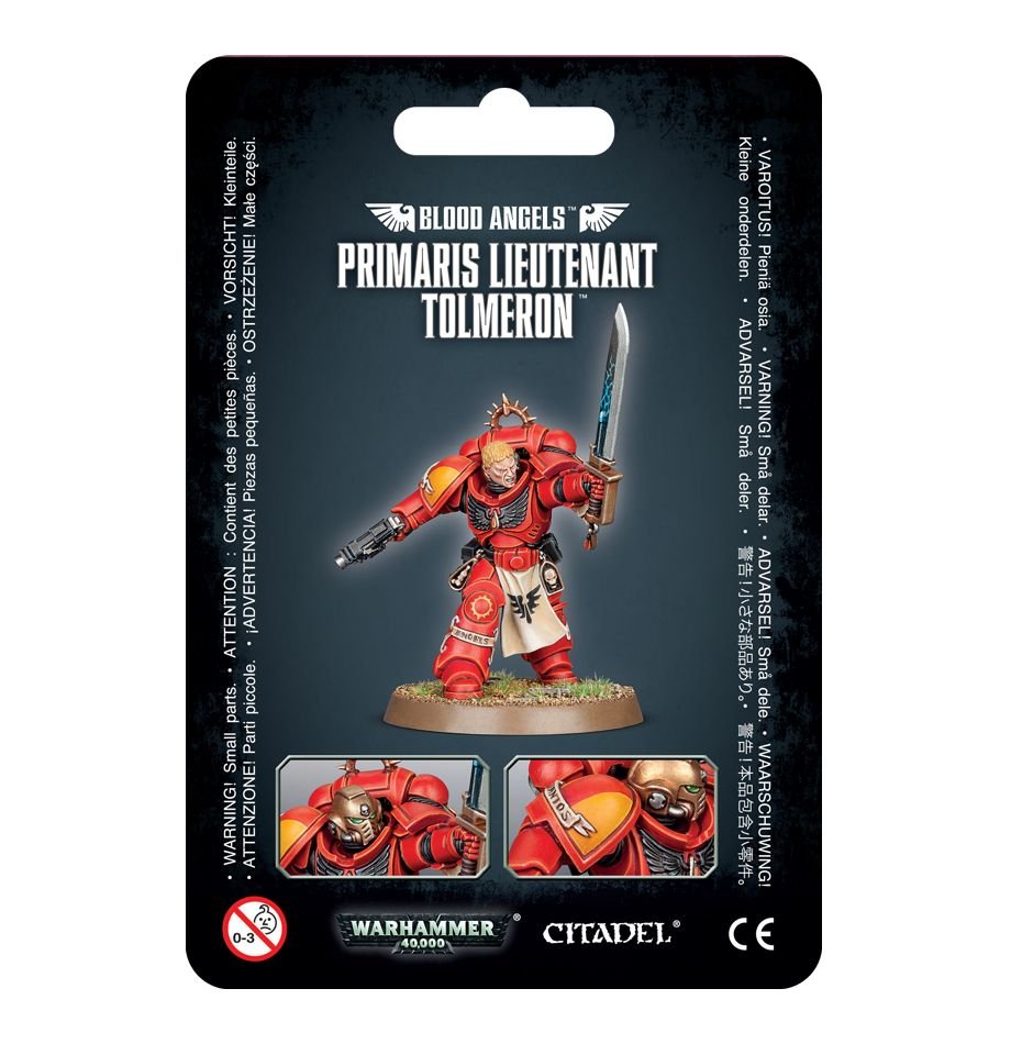 Warhammer 40K: Blood Angels - Primaris Lieutenant Tolmeron (ONLINE ORDER ONLY)