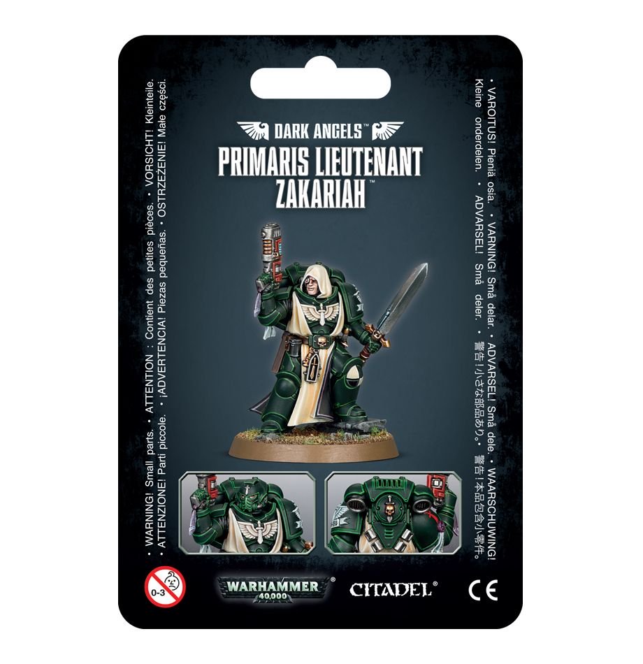Warhammer 40K: Dark Angels - Primaris Lieutenant Zakariah (ONLINE ORDER ONLY)