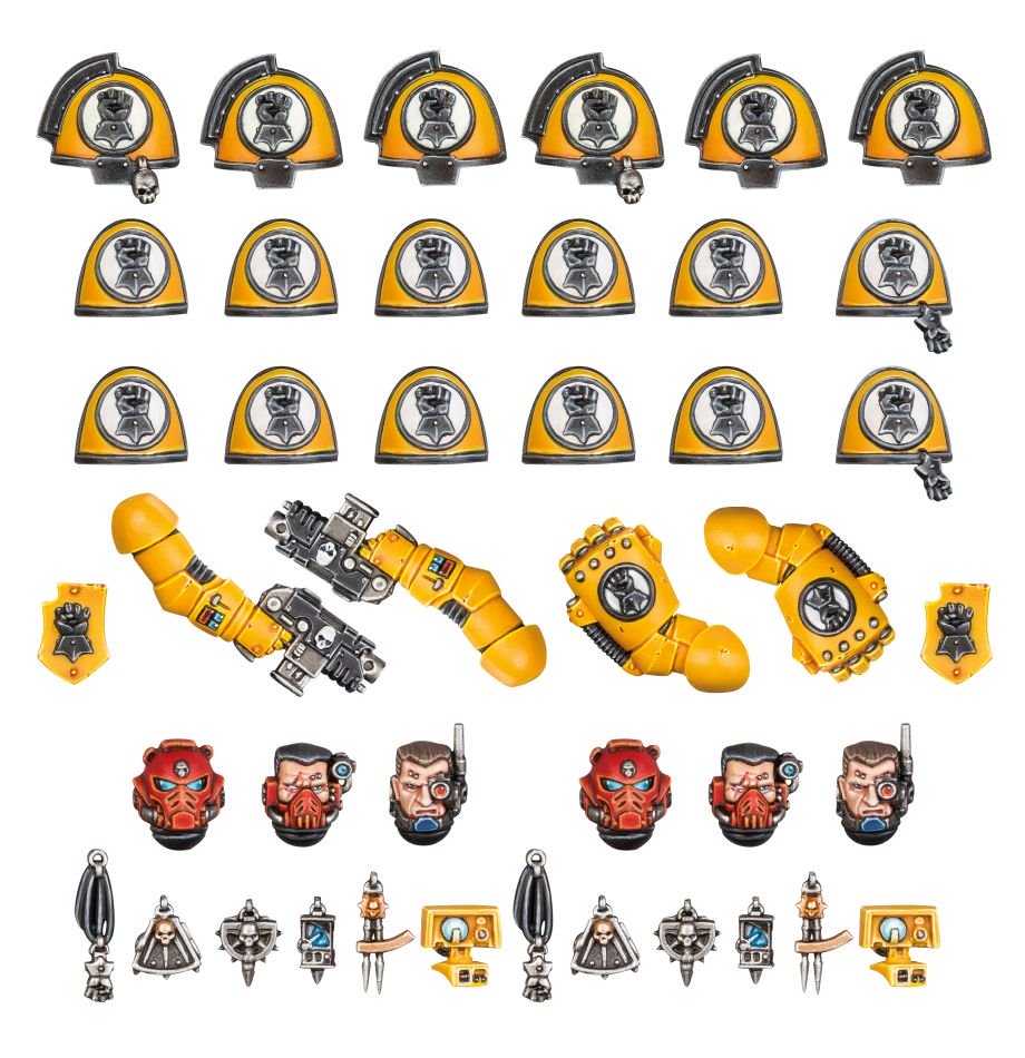 Warhammer 40K: Imperial Fists - Primaris Upgrades and Transfers (ONLINE ORDER ONLY)