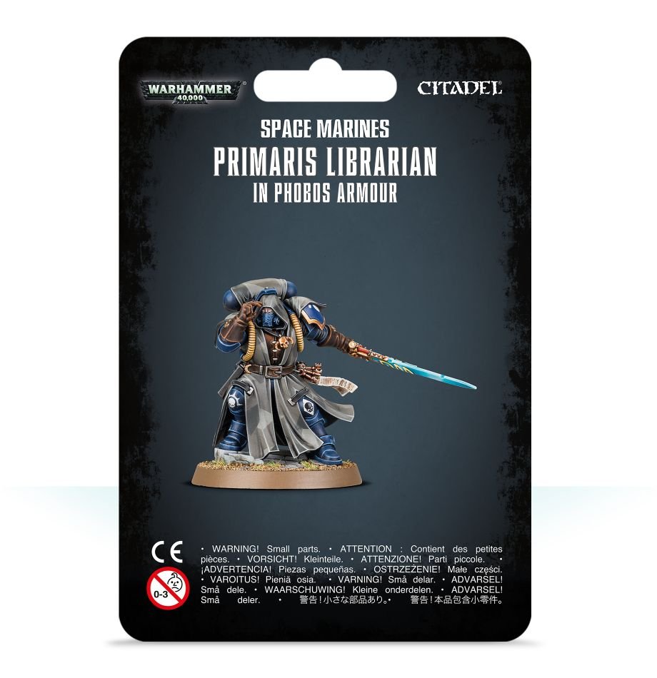 Warhammer 40K: Space Marines - Primaris Librarian in Phobos Armour (ONLINE ORDER ONLY)
