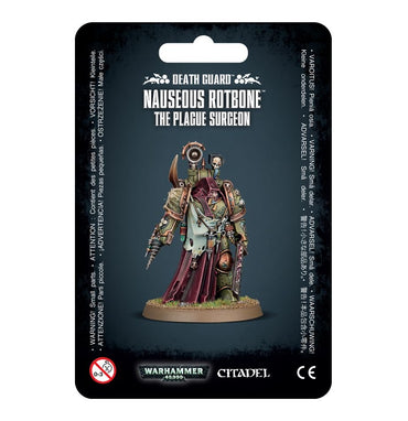 Warhammer 40K: Death Guard - Nauseous Rotbone, the Plague Surgeon (ONLINE ORDER ONLY)