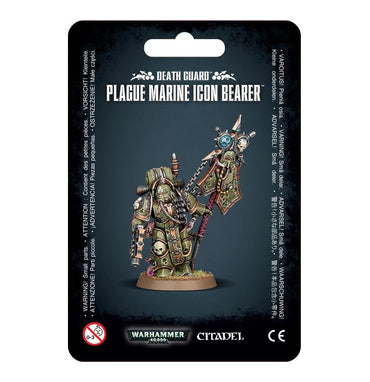Warhammer 40K: Chaos Space Marines - Plague Marine Icon Bearer (ONLINE ORDER ONLY)