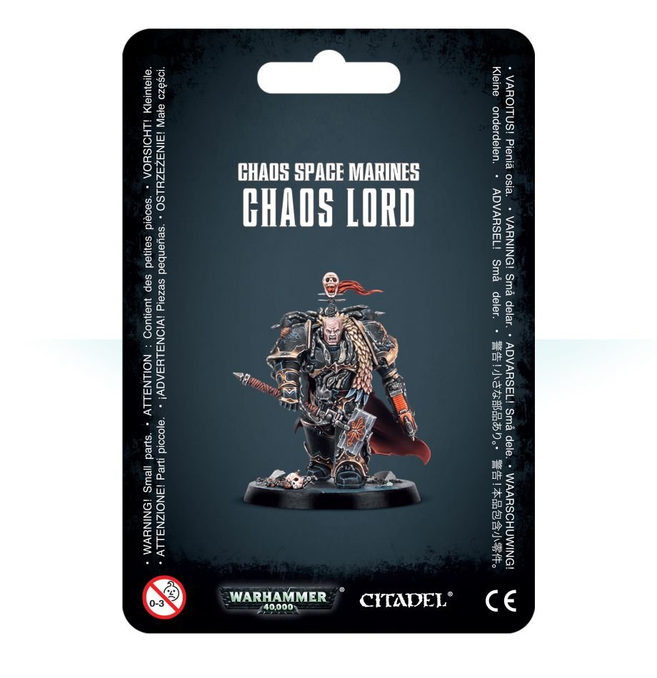 Warhammer 40K: Chaos Space Marines - Chaos Lord 2019 (ONLINE ORDER ONLY)