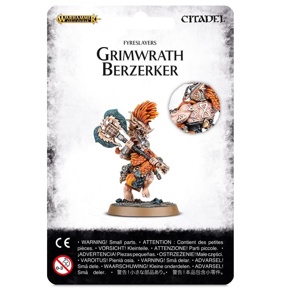 Warhammer: Fyreslayers - Grimwrath Berzerker (ONLINE ORDER ONLY)