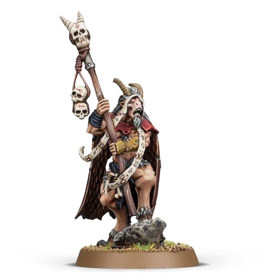 Warhammer: Beasts of Chaos - Great Bray-Shaman (ONLINE ORDER ONLY)