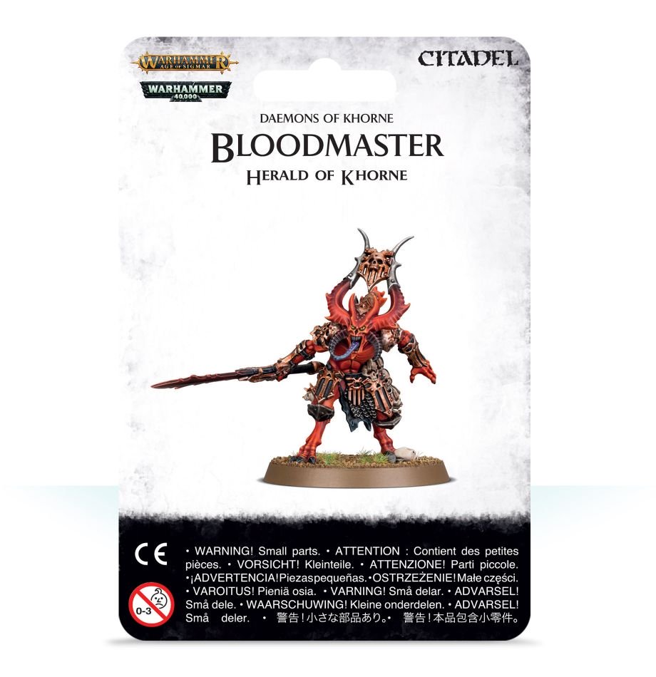 Warhammer 40K: Chaos Daemons - Bloodmaster, Herald of Khorne (ONLINE ORDER ONLY)