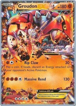 Groudon EX (85/160) (Primal Groudon - Alejandro Ng-Guzman) [World Championships 2015] (Online Only)