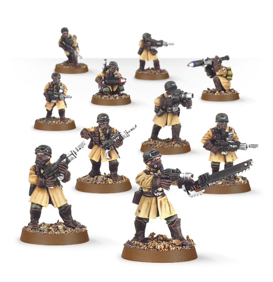 Warhammer 40K: Astra Militarum - Steel Legion Squad (ONLINE ORDER ONLY)