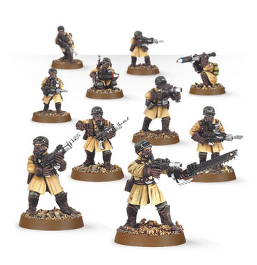 Warhammer 40K: Astra Militarum - Steel Legion Squad (ONLINE ORDER ONLY)