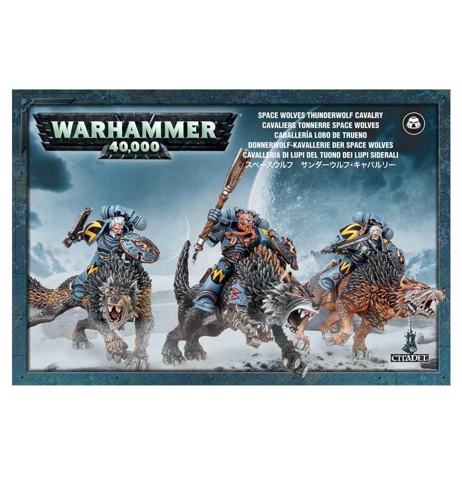 Warhammer 40K: Space Woves - Thunderwolf Cavalry (ONLINE ORDER ONLY)