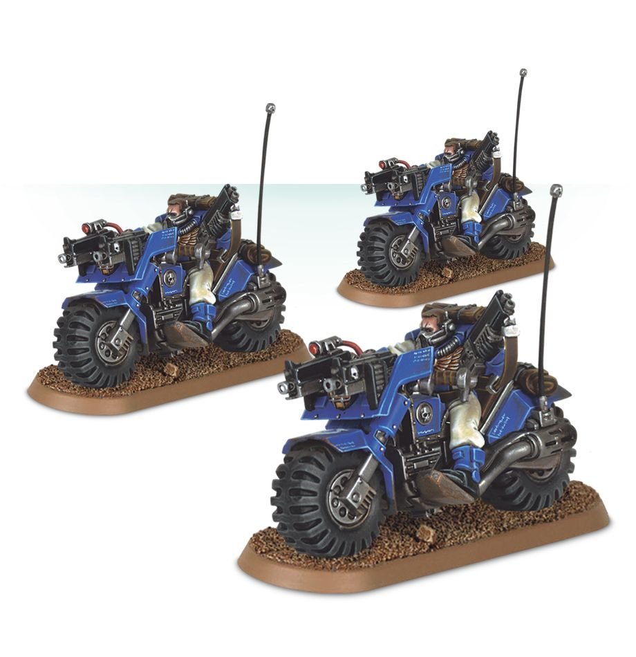 Warhammer 40K: Space Marines Scout Bike Squad (ONLINE ORDER ONLY)