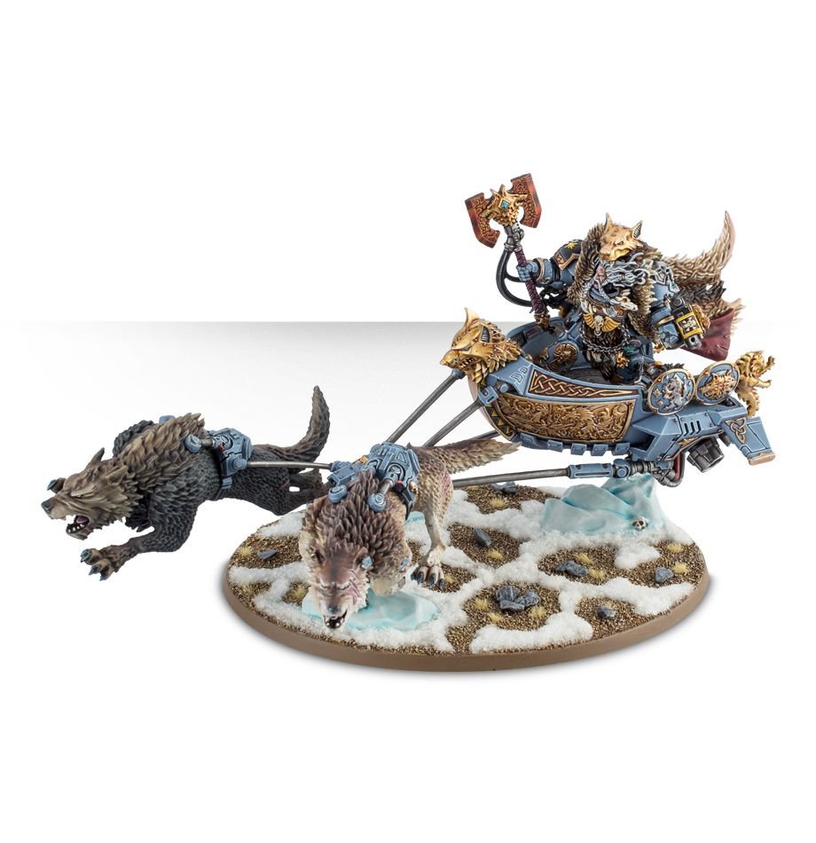 Warhammer 40K: Space Wolves - Logan Grimnar on Stormrider (ONLINE ORDER ONLY)